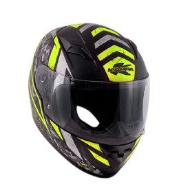 KAPPA KASK KJ04 EVO PROX JUNIOR INTEGRALNY FULLFACE KOLOR / CZARNY / ŻÓŁTY FLUO MATT ROZMIAR 52 / L (HOMOLOGACJA ECE 22R06)