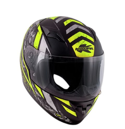 KAPPA KASK KJ04 EVO PROX JUNIOR INTEGRALNY FULLFACE KOLOR / CZARNY / ŻÓŁTY FLUO MATT ROZMIAR 52 / L (HOMOLOGACJA ECE 22R06)