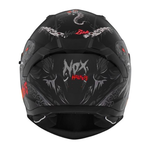 NOX KASK INTEGRALNY (FULL FACE) Z BLENDĄ N401 ZUMBI KOLOR CZARNY/CZERWONY MAT ROZMIAR XXL NOX KASK INTEGRALNY (FULL FACE) Z BLENDĄ N401 ZUMBI KOLOR CZARNY/CZERWONY MAT ROZMIAR XXL