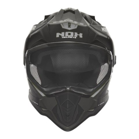 NOX KASK OFFROAD / TRAIL DUOSPORT (DUAL) N312 VAPOR Z SZYBKĄ I BLENDĄ KOLOR CZARNY/TYTANOWY MAT ROZMIAR XXL NOX KASK OFFROAD / TRAIL DUOSPORT (DUAL) N312 VAPOR Z SZYBKĄ I BLENDĄ KOLOR CZARNY/TYTANOWY MAT ROZMIAR XXL