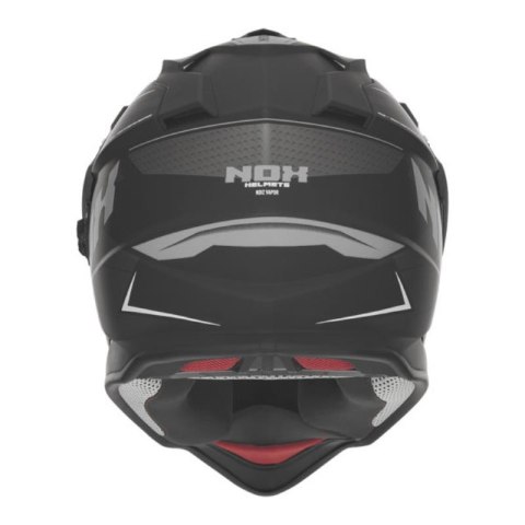 NOX KASK OFFROAD / TRAIL DUOSPORT (DUAL) N312 VAPOR Z SZYBKĄ I BLENDĄ KOLOR CZARNY/TYTANOWY MAT ROZMIAR XXL NOX KASK OFFROAD / TRAIL DUOSPORT (DUAL) N312 VAPOR Z SZYBKĄ I BLENDĄ KOLOR CZARNY/TYTANOWY MAT ROZMIAR XXL