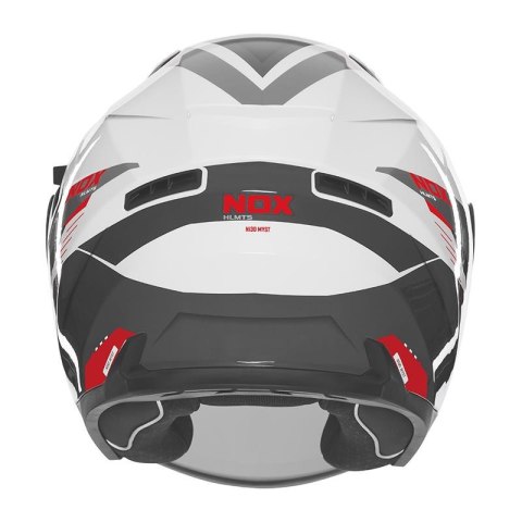 NOX KASK OTWARTY JET Z BLENDĄ N130 MYST KOLOR BIAŁY/CZARNY/CZERWONY ROZMIAR S NOX KASK OTWARTY JET Z BLENDĄ N130 MYST KOLOR BIAŁY/CZARNY/CZERWONY ROZMIAR S