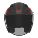NOX KASK OTWARTY JET Z BLENDĄ N130 MYST KOLOR CZARNY/CZERWONY MAT ROZMIAR XL