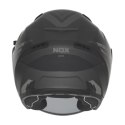 NOX KASK OTWARTY JET Z BLENDĄ N130 MYST KOLOR CZARNY/SREBRNY MAT ROZMIAR S
