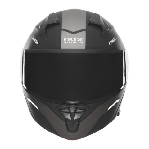 NOX KASK SZCZĘKOWY (FLIP-UP) Z BLENDĄ N968 ULTRA KOLOR CZARNY/BIAŁY MAT ROZMIAR L NOX KASK SZCZĘKOWY (FLIP-UP) Z BLENDĄ N968 ULTRA KOLOR CZARNY/BIAŁY MAT ROZMIAR L